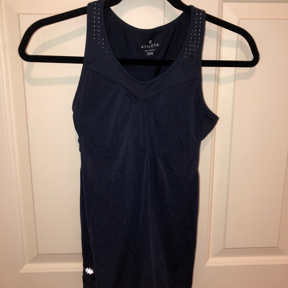 navy Athleta tank top